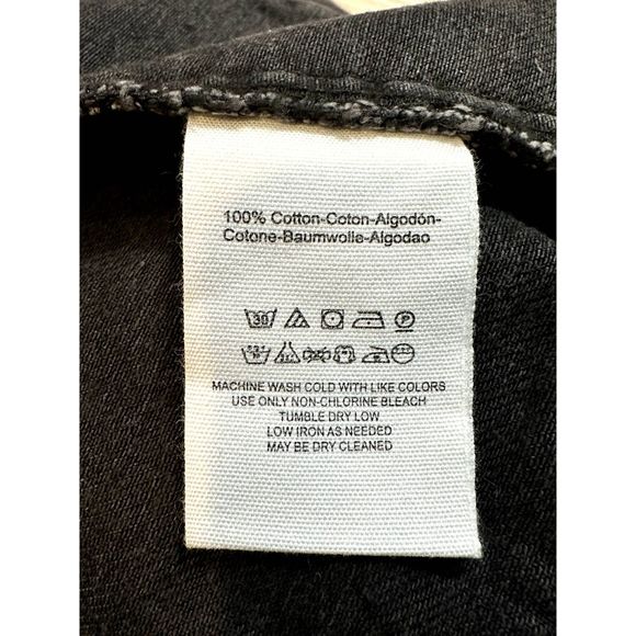 We The Free Rumors Demin Black Jacket Free People Size XS - Picture 10 of 10